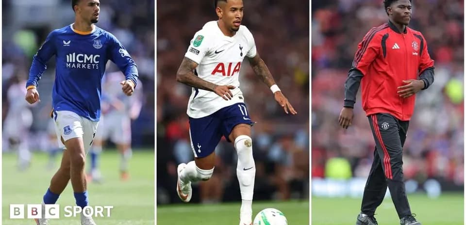 Jugadores de fútbol de Everton, Tottenham y Manchester United