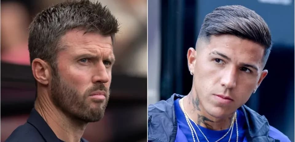 Dos hombres con diferentes estilos de cabello y expresión