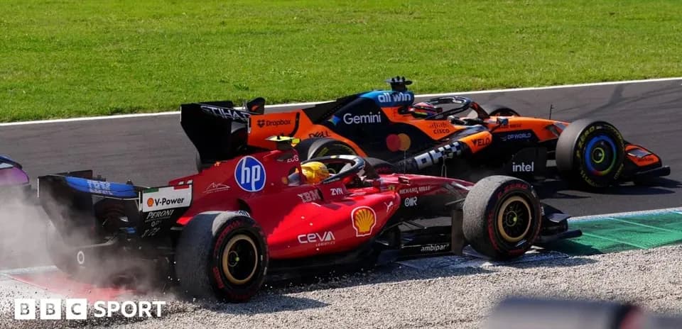 Ferrari y McLaren compitiendo en curva durante carrera