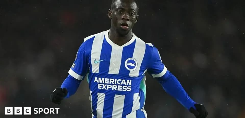 Jugador de Brighton celebrando una jugada en el campo