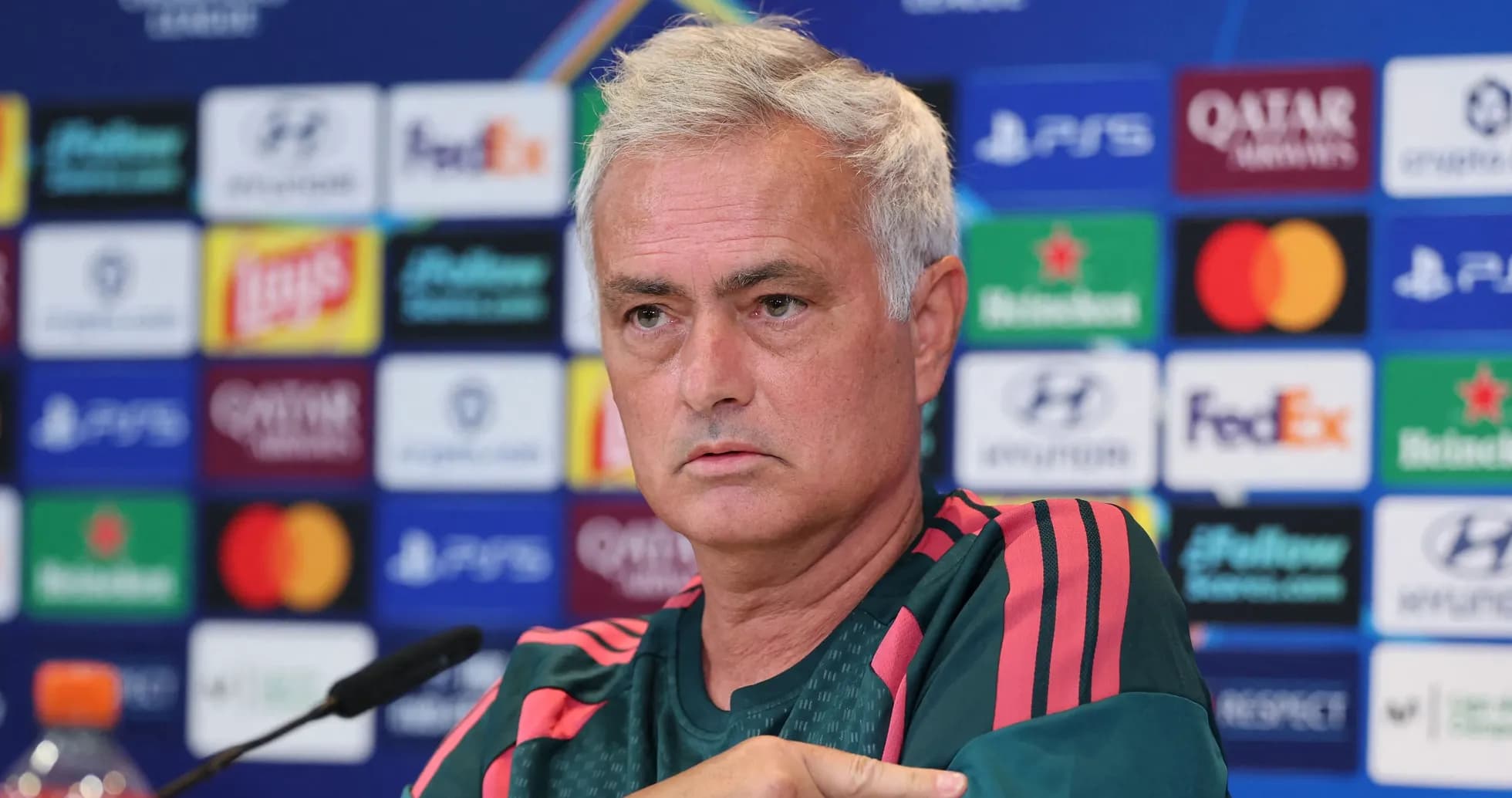 José Mourinho en conferencia de prensa de Champions League