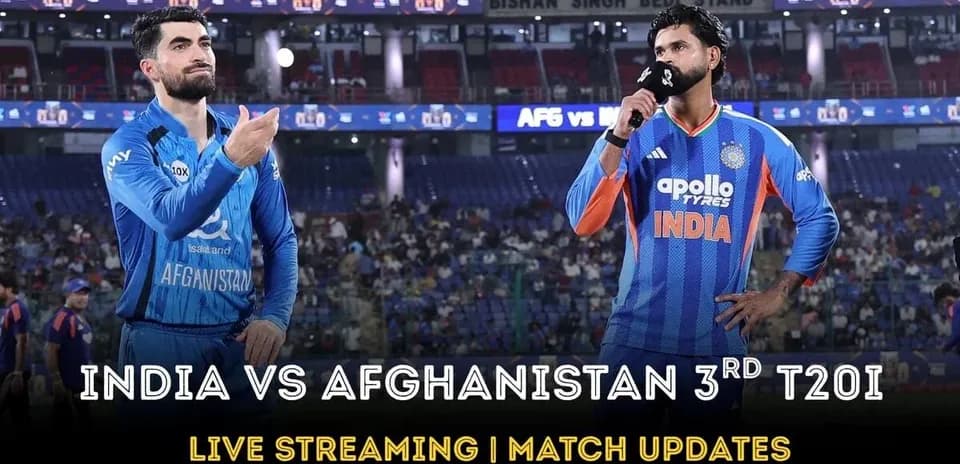 Jugadores de India y Afganistán en presentación de partido