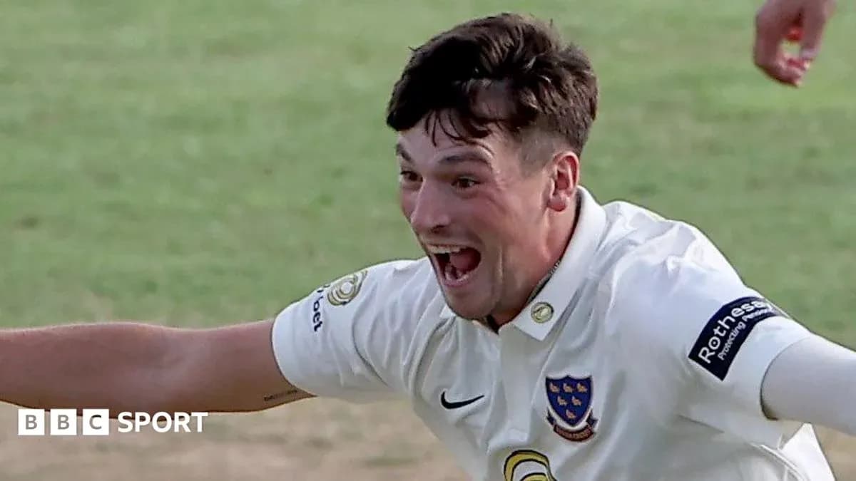 Jugador celebrando una victoria en el cricket
