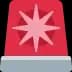 Icono de una estrella roja sobre fondo rojo