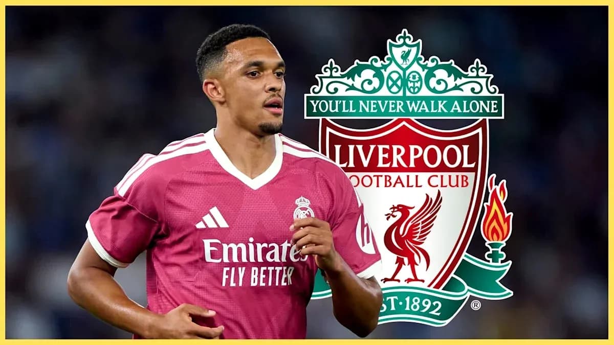 Jugador de fútbol con camiseta de Liverpool y escudo