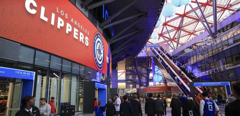 Entradas del estadio de Los Angeles Clippers en evento