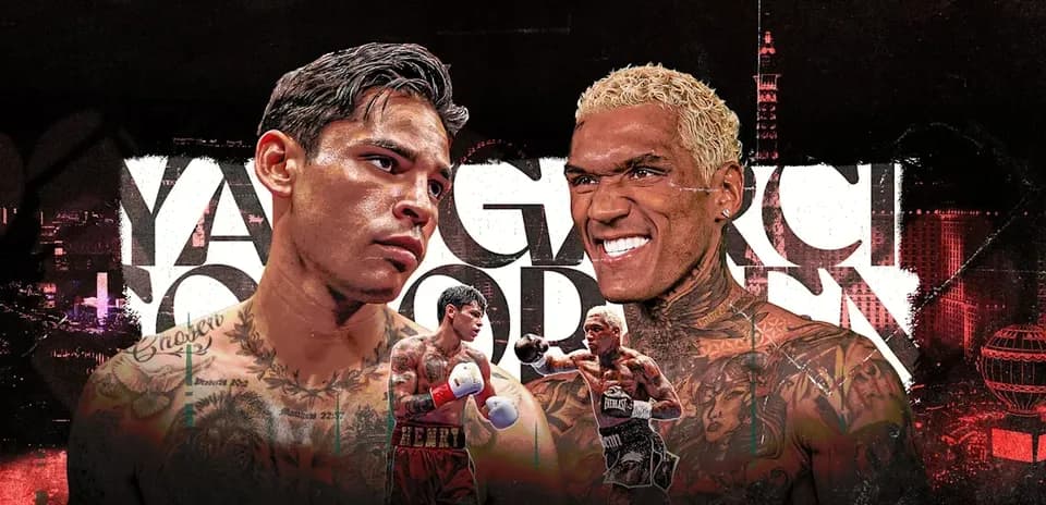 Boxeadores Yair Rodríguez y García en promoción