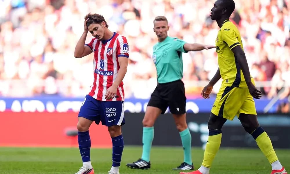 Jugador de Atlético de Madrid se siente frustrado en el campo