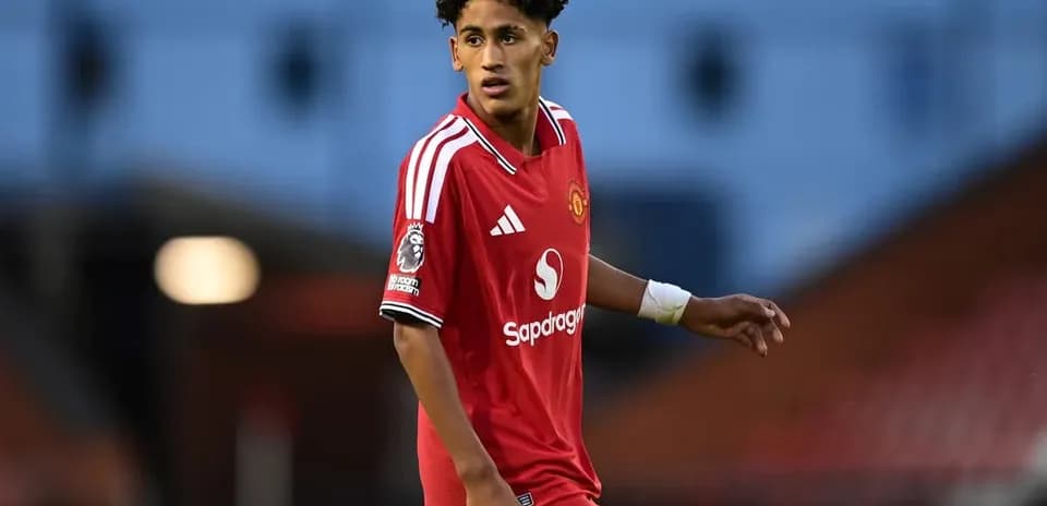 Jugador de Manchester United en acción durante el partido