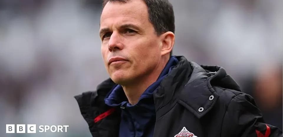 Entrenador de Sunderland durante el partido