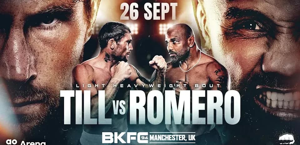 Anuncio de combate entre Till y Romero en BKFC 94