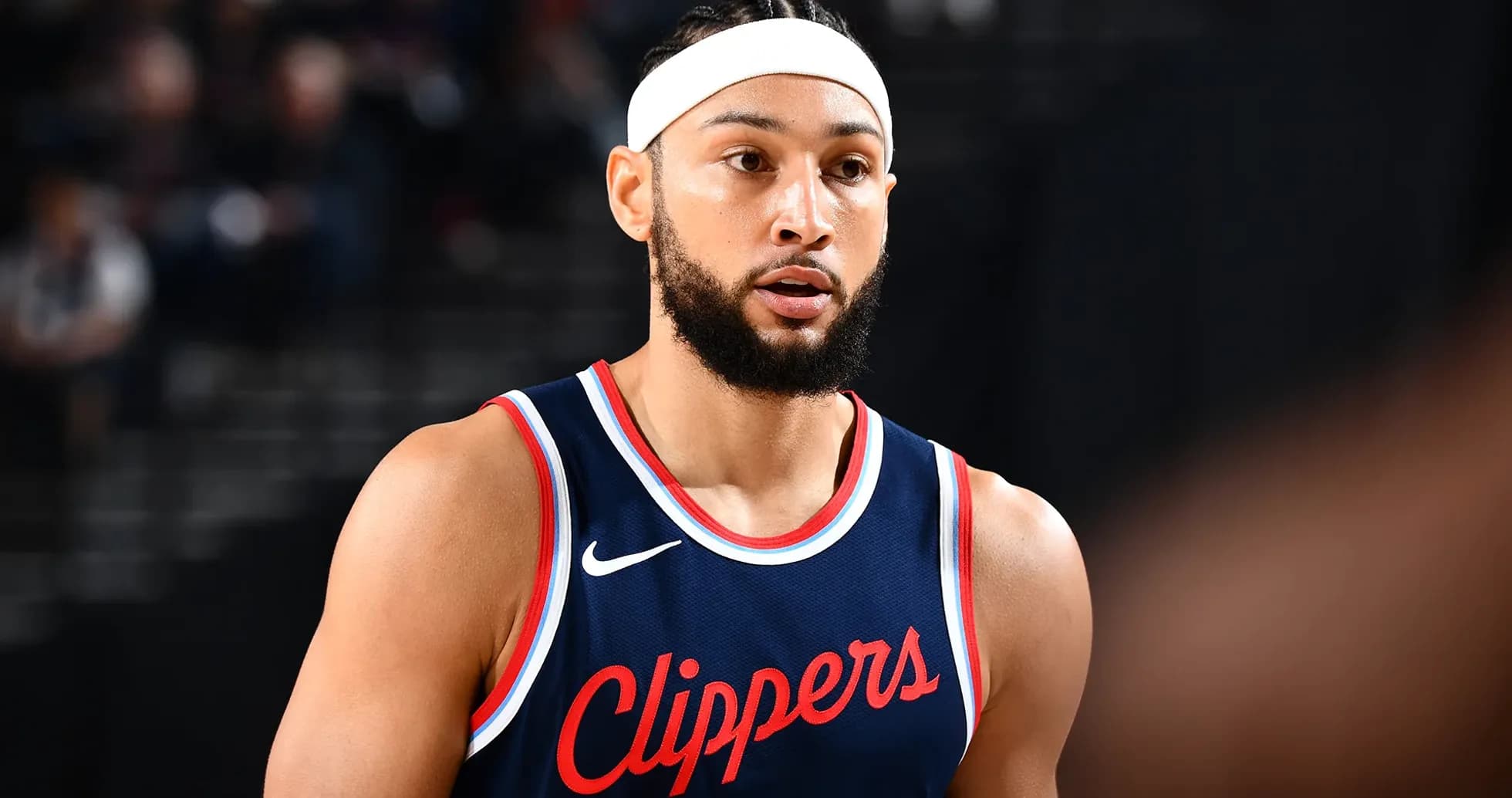Jugador de los Clippers en la cancha
