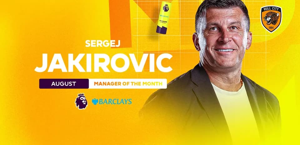 Sergiej Jakirovic, Manager of the Month for August