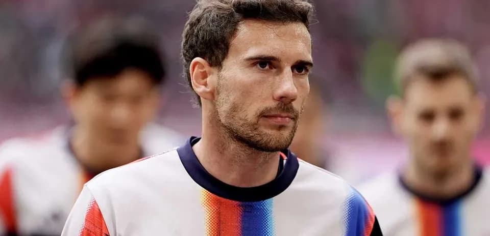 Jugador de Bayern Múnich en la alineación previa