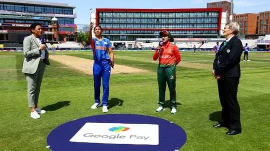 Lanzamiento de moneda entre India y Bangladesh en cricket