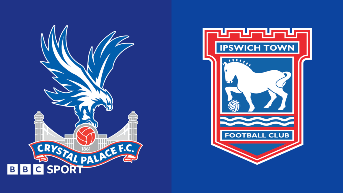 Logos de Crystal Palace F.C. e Ipswich Town Logos de Crystal Palace F.C. e Ipswich Town