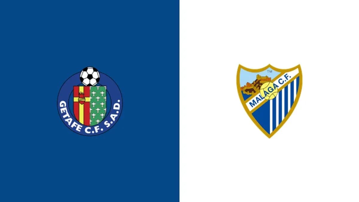 Logos de Getafe C.F. y Málaga C.F. Logos de Getafe C.F. y Málaga C.F.