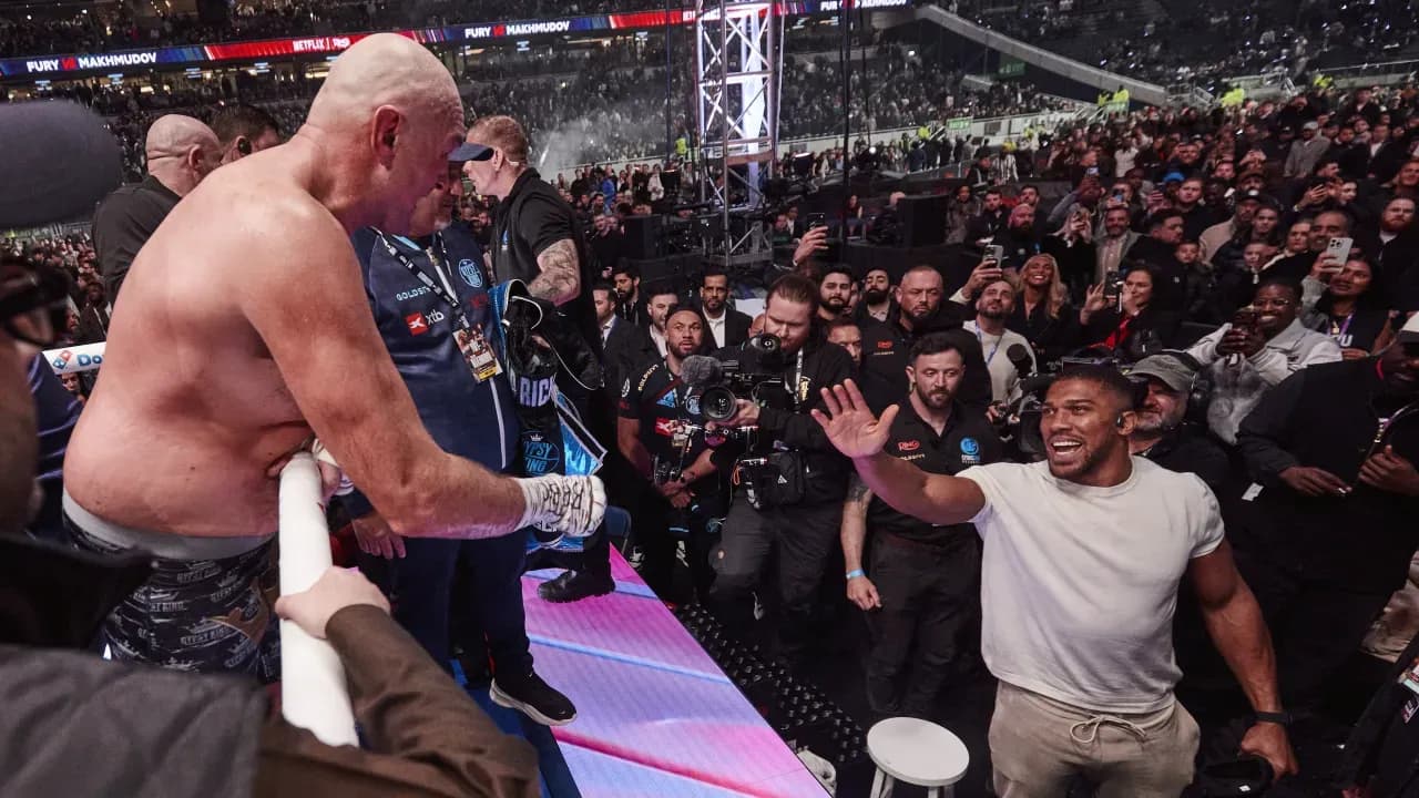 ¿Pelearán Anthony Joshua y Tyson Fury? Lo que debes saber sobre la posible pelea de peso pesado en la Batalla de Gran Bretaña ¿Pelearán Anthony Joshua y Tyson Fury? Lo que debes saber sobre la posible pelea de peso pesado en la Batalla de Gran Bretaña